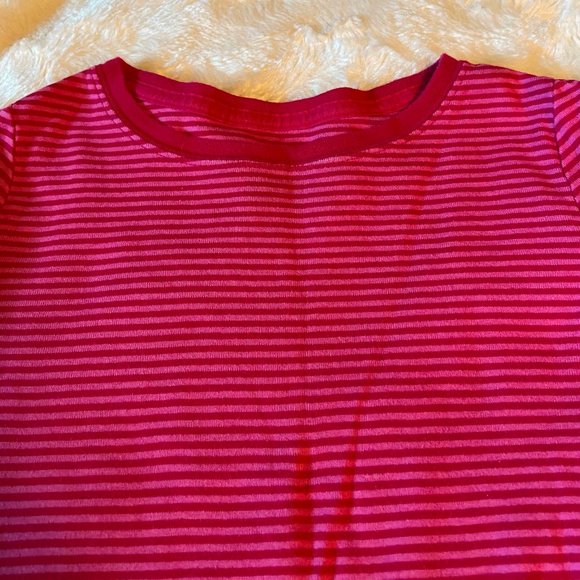 3/ $25 Gap Red-striped Shirt Girls Size 8 - Picture 2 of 5